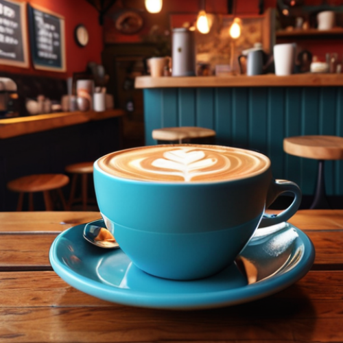 Home 15 ** A vibrant social media ad showcasing a new coffee shop, featuring images of delicious coffee and a cozy atmosphere. Focus: Creating awareness.
**