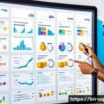 고객 여정 맵핑의 성공 사례들 - A detailed digital illustration of a Bengali small business owner analyzing a colorful customer jour...