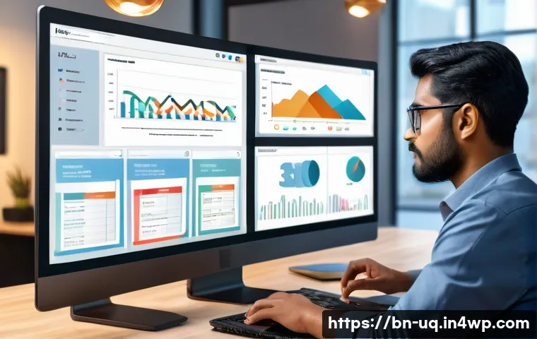 고객 여정 맵핑의 최신 트렌드 - A detailed digital marketing workspace scene showing a Bengali professional analyzing customer journ...